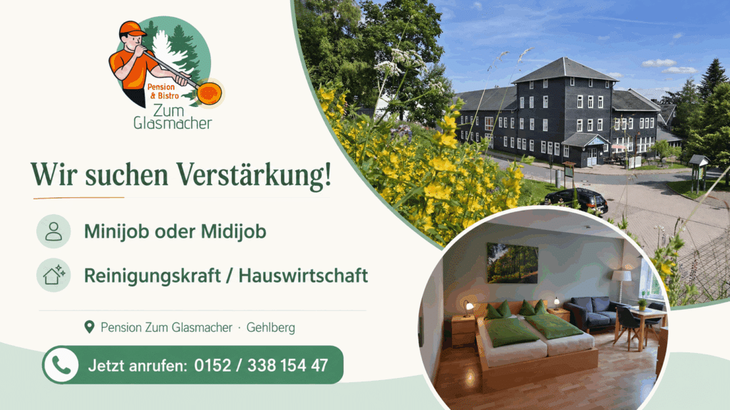 Minijob oder Midijob in Gehlberg: Reinigungskraft / Hauswirtschaft gesucht