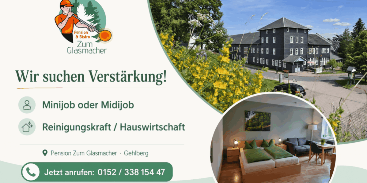 Minijob Reinigungskraft Gehlberg